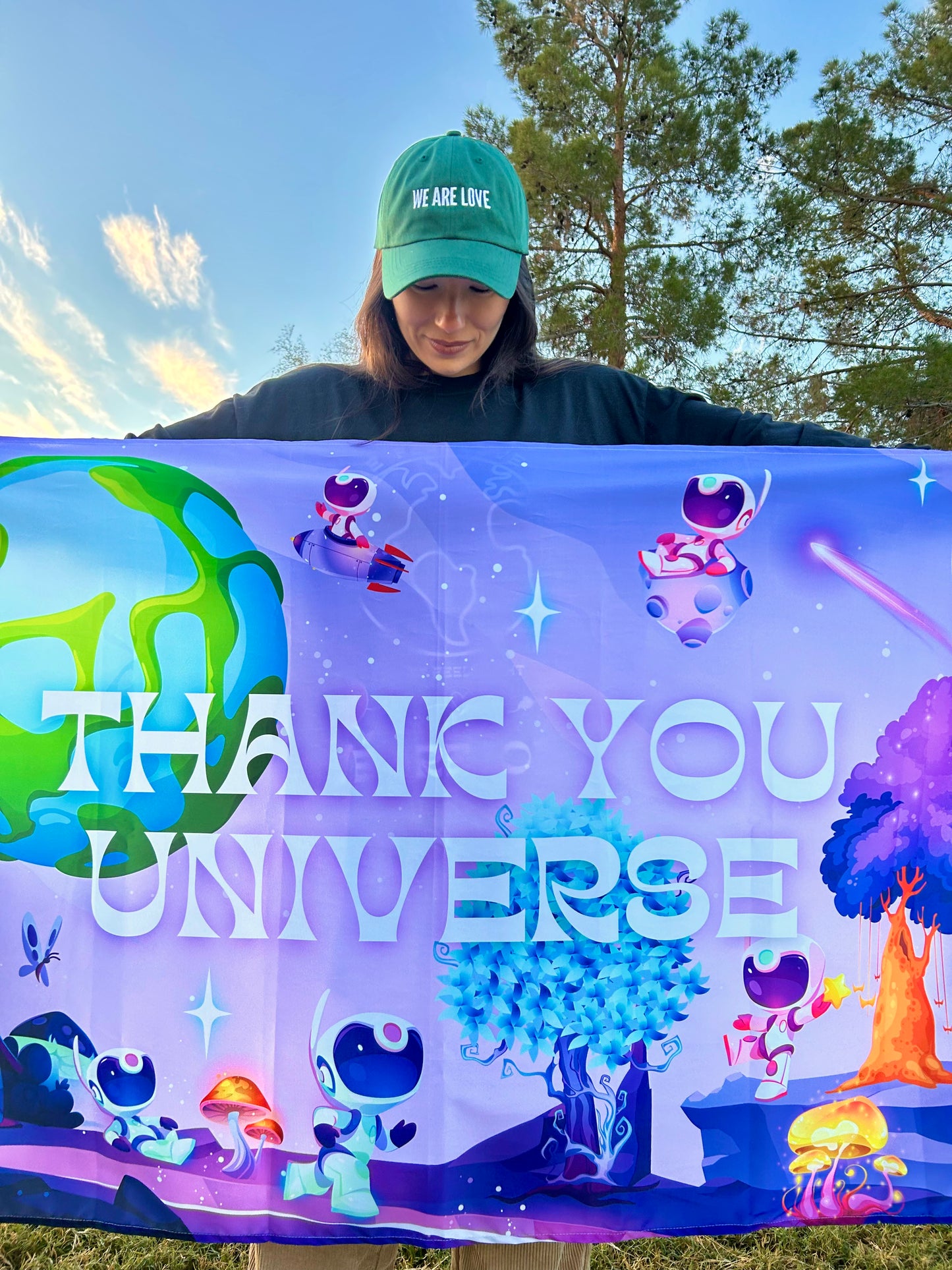 THANK YOU UNIVERSE Flag