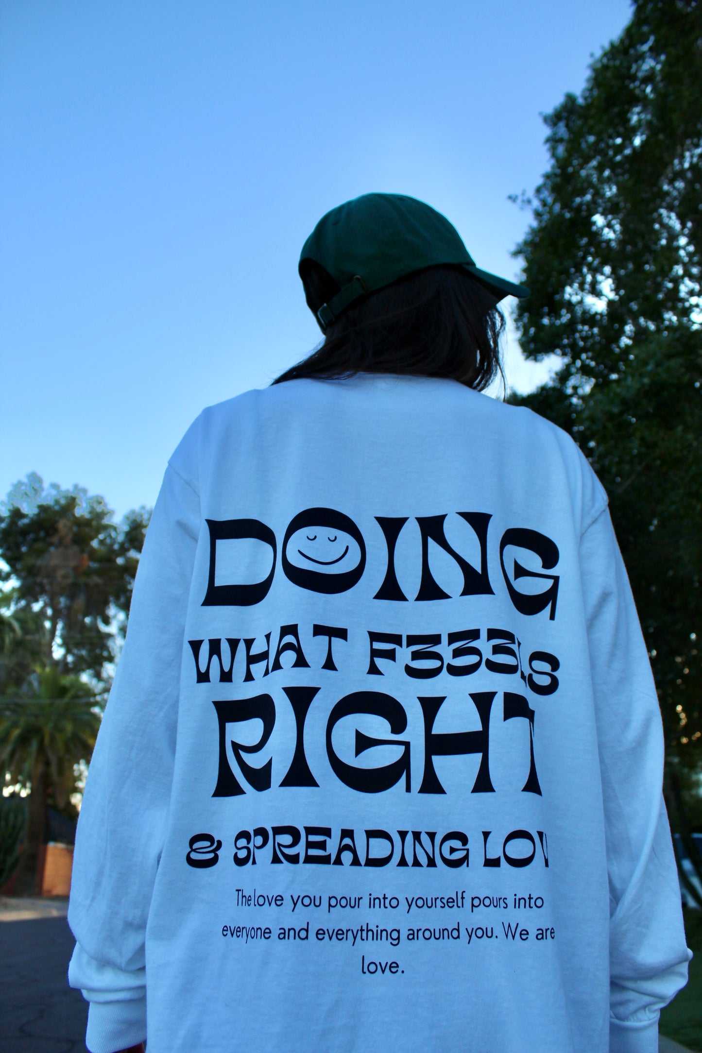 WE ARE LOVE V1 (white) Unisex Garment-dyed Long Sleeve T-Shirt