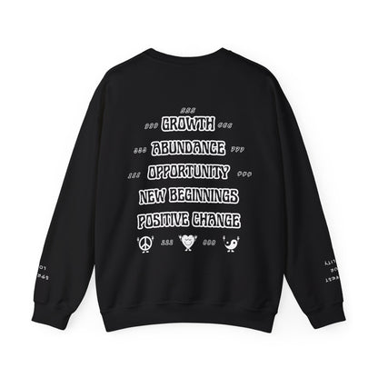 THANK YOU UNIVERSE (black) Crewneck Sweatshirt Unisex Heavy Blend™