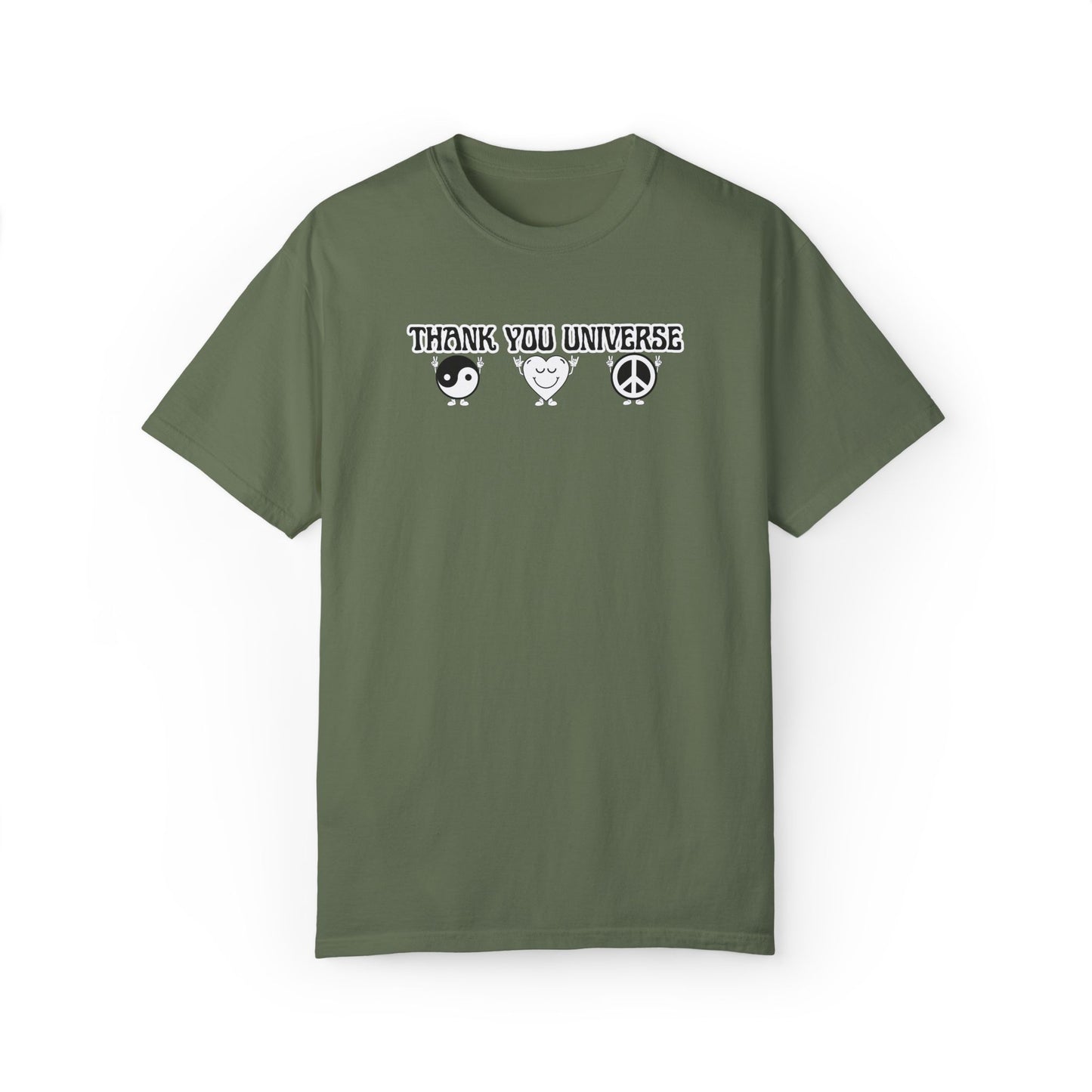 THANK YOU UNIVERSE T-shirt Unisex Garment-Dyed