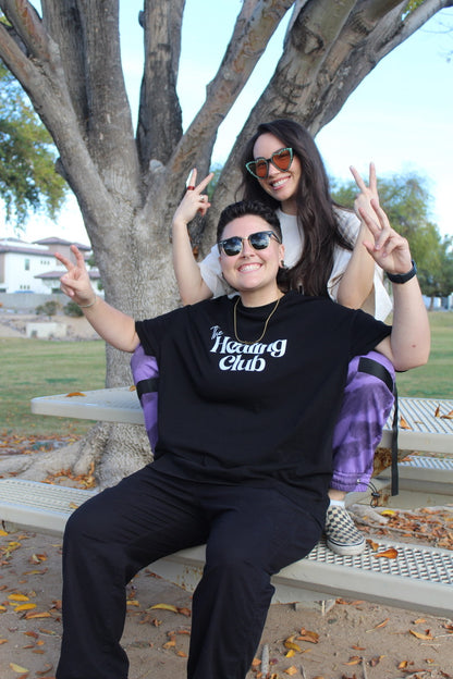 The Healing Club oversized box tee (black)