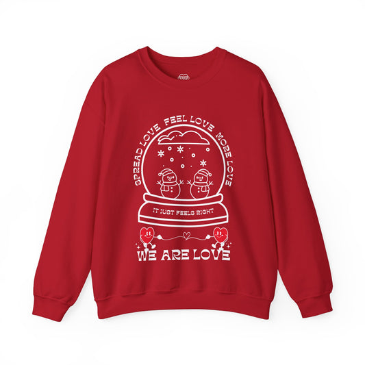 WE ARE LOVE Holiday Crewneck Sweatshirt Unisex Heavy Blend™