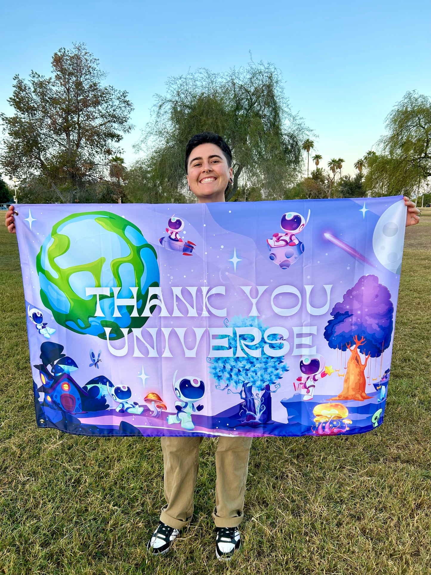 THANK YOU UNIVERSE Flag