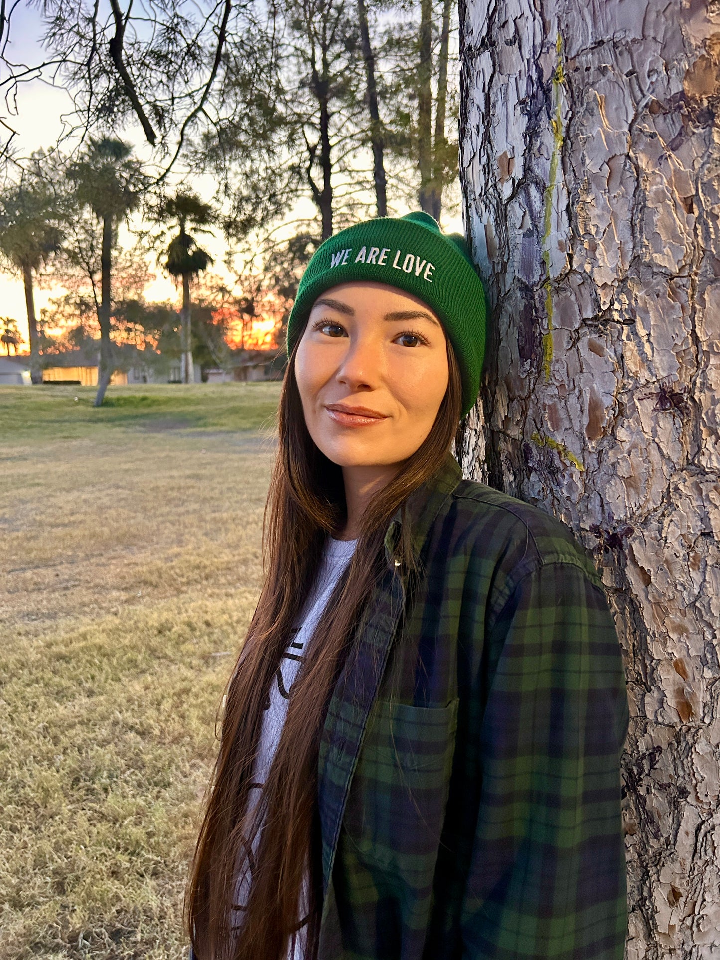 WE ARE LOVE Cuffed Beanie