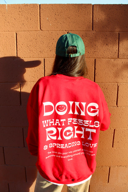 WE ARE LOVE Holiday Crewneck Sweatshirt Unisex Heavy Blend™
