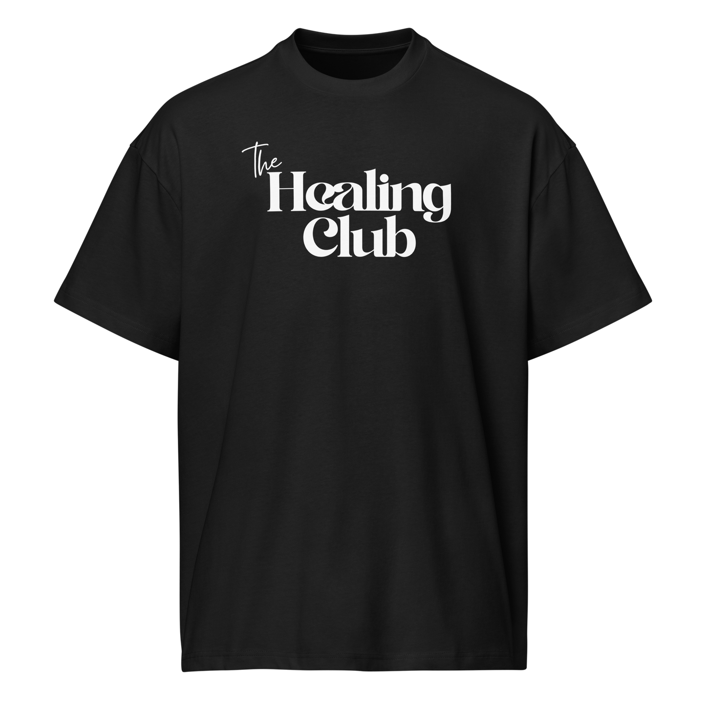 The Healing Club oversized box tee (black)