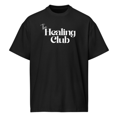 The Healing Club oversized box tee (black)